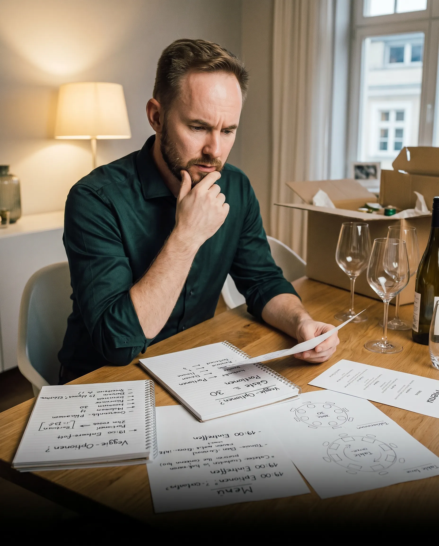 Sorgen bei der Festplanung