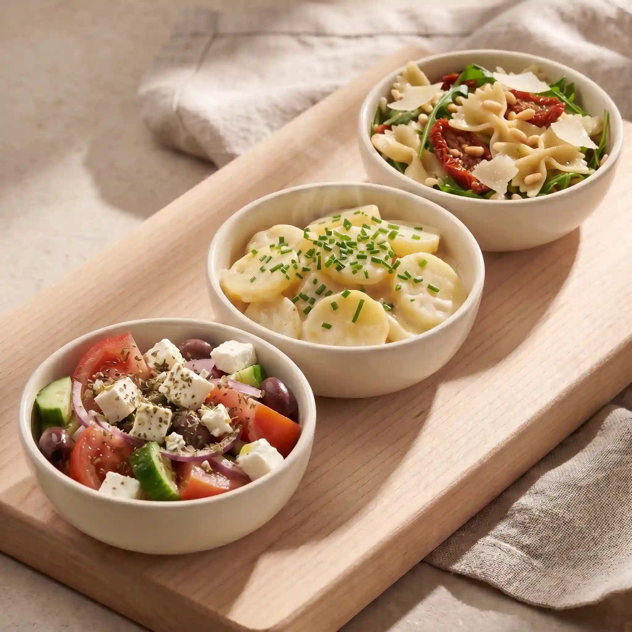 Klassisches Salat-Trio