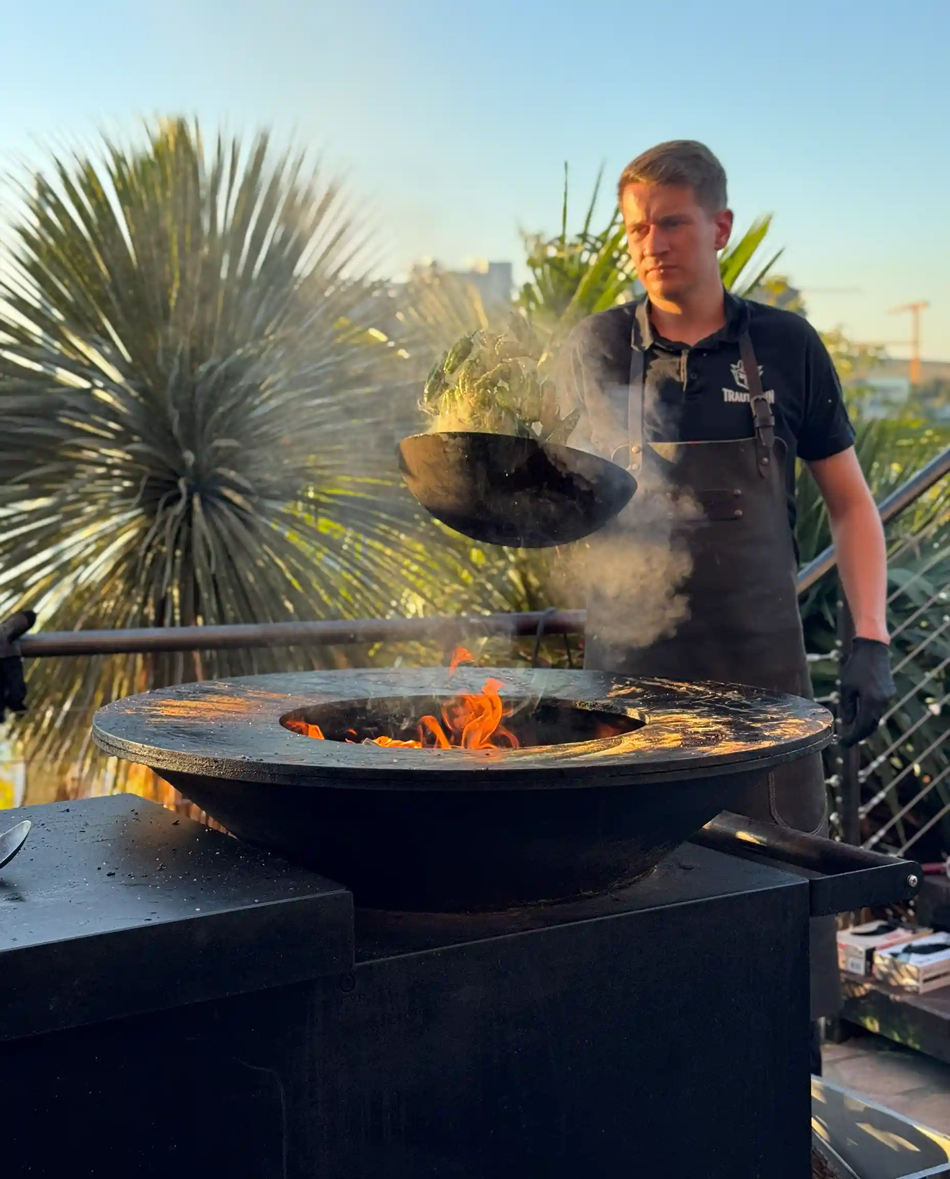 OFYR Feuerplatte Live-Cooking